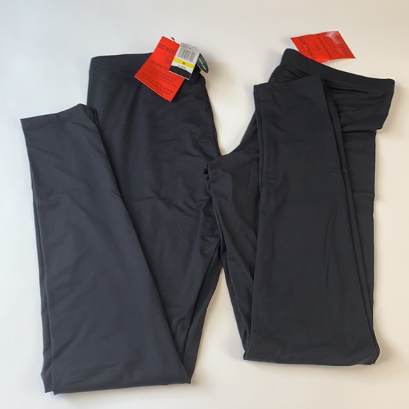 NWT 2 PACK ! Velvety soft black leggings women's size Medium - Picture 3 of 5